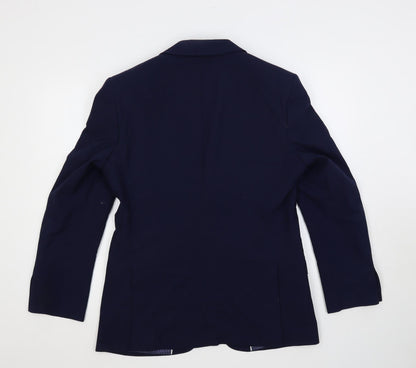 Mens UK Size 38 Marks and Spencer Regular Blue Suit Jacket