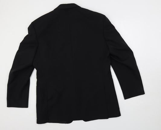 Mens UK Size 42 Dunn & Co Regular Black Suit Jacket