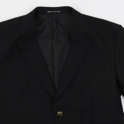 Mens UK Size 42 Dunn & Co Regular Black Suit Jacket