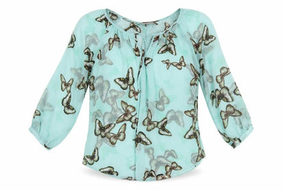 Womens UK Size S Wallis Green Basic Blouse