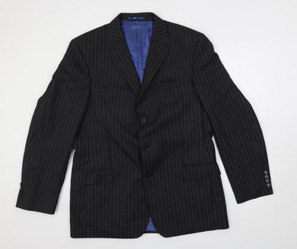 Mens UK Size 44 NEXT Regular Black Suit Jacket