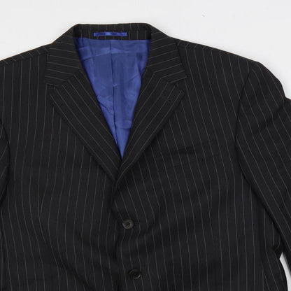 Mens UK Size 44 NEXT Regular Black Suit Jacket