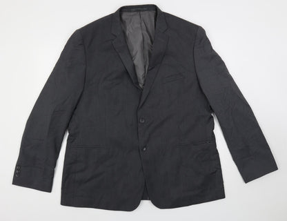 Mens UK Size 46 Goodsouls Regular Grey Suit Jacket