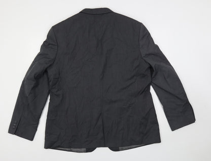 Mens UK Size 46 Goodsouls Regular Grey Suit Jacket