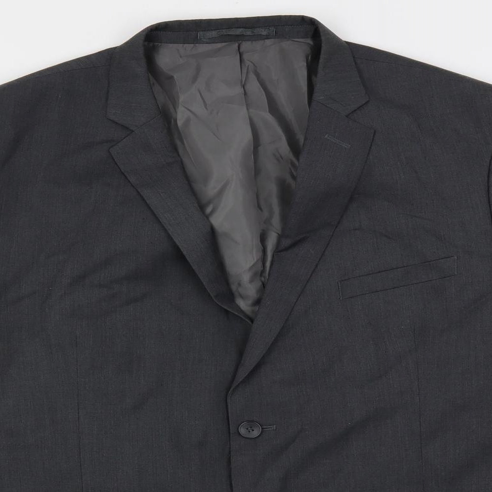Mens UK Size 46 Goodsouls Regular Grey Suit Jacket