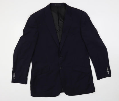 Mens UK Size 42 Brook Taverner Regular Blue Suit Jacket