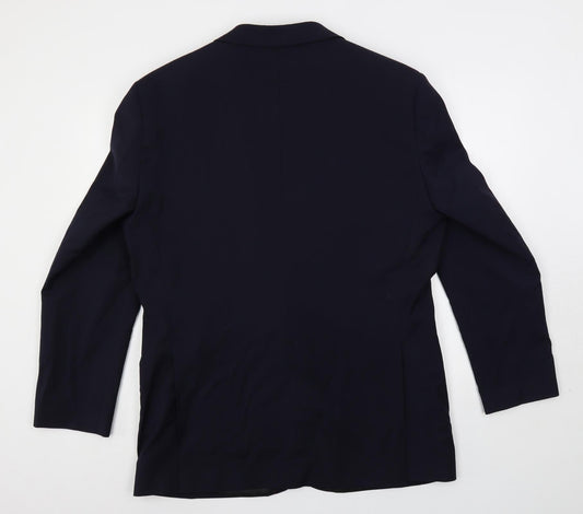 Mens UK Size 42 Brook Taverner Regular Blue Suit Jacket