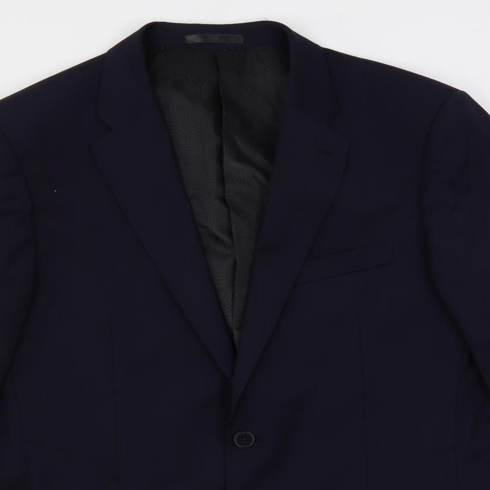Mens UK Size 42 Brook Taverner Regular Blue Suit Jacket