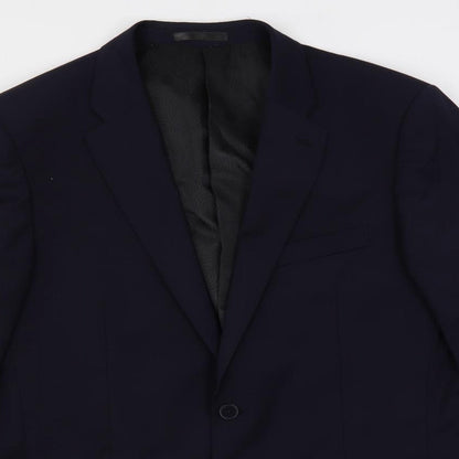 Mens UK Size 42 Brook Taverner Regular Blue Suit Jacket