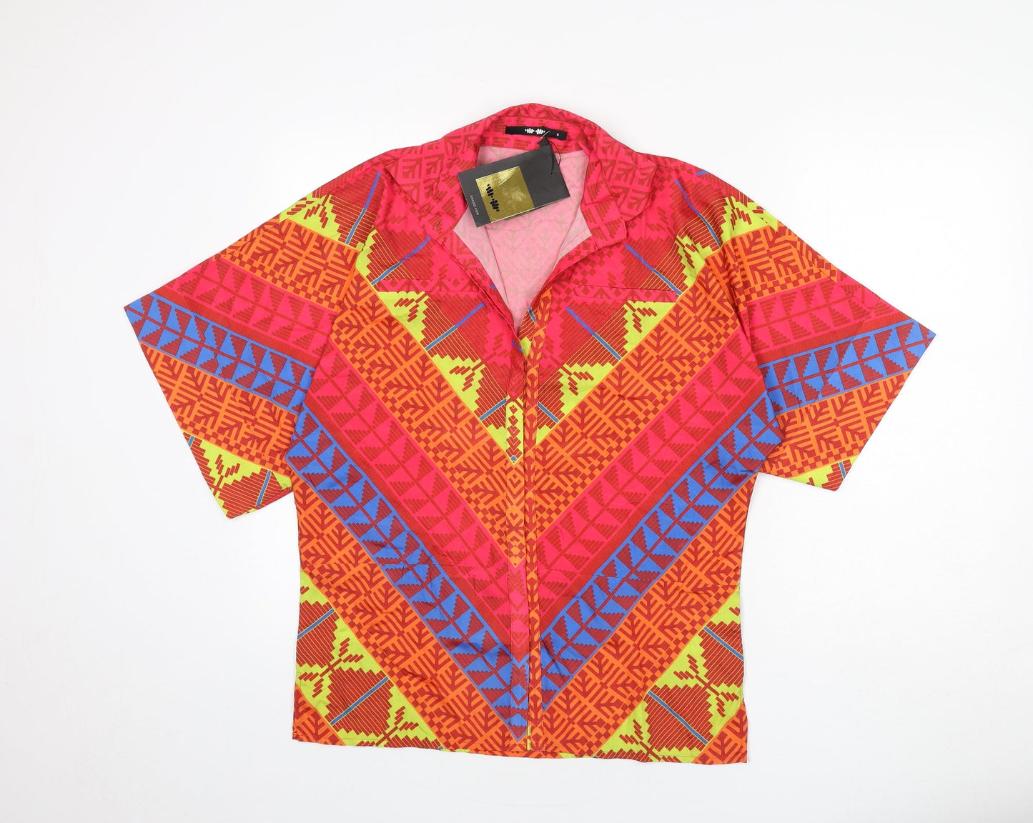 Womens UK Size S Khaadi Multicoloured Basic Button-Up