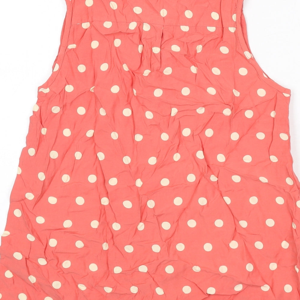 Womens UK Size 8 Dorothy Perkins Pink Basic Button-Up