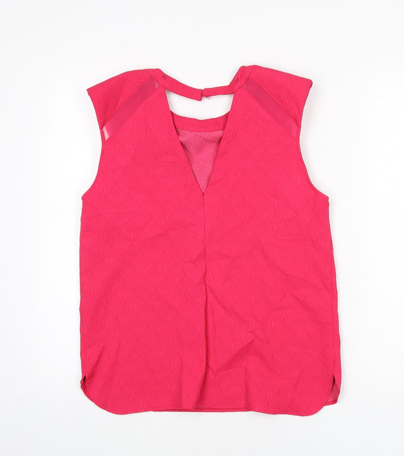 Womens UK Size 12 river is Pink Basic Tank