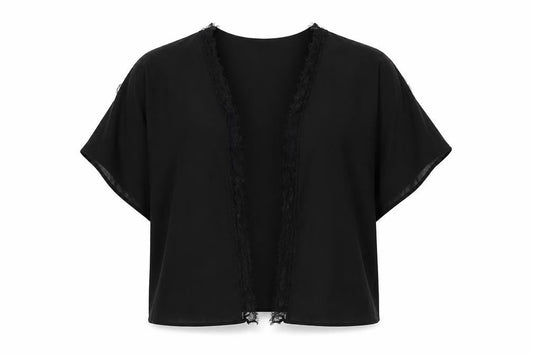 Womens UK Size 18 Capsule Black Basic Blouse