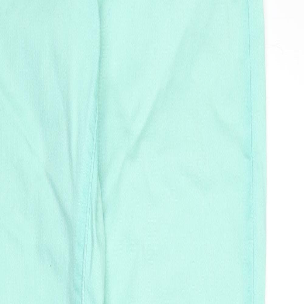 Levi's Womens Green Cotton Skinny Jeans Size 26 in L28 in Regular Zip