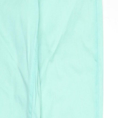 Levi's Womens Green Cotton Skinny Jeans Size 26 in L28 in Regular Zip