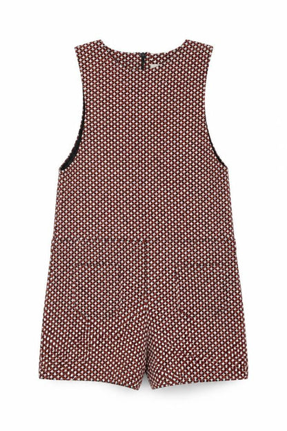 Zara Girls Multicoloured Geometric Polyester Romper Outfit/Set Size 9-10 Years Zip