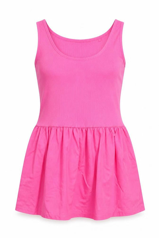 Womens UK Size 12 Simply Be Pink Basic Tank