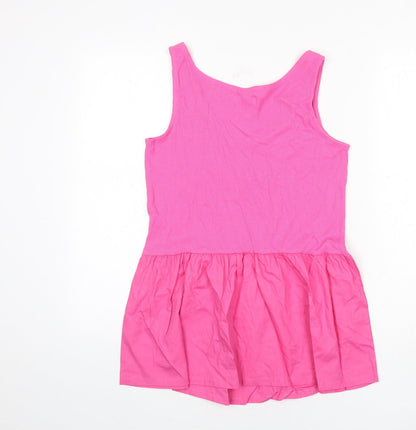 Womens UK Size 12 Simply Be Pink Basic Tank