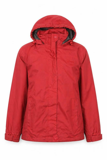 Hi Gear Womens Red Windbreaker Jacket Size 8 Zip - Technical