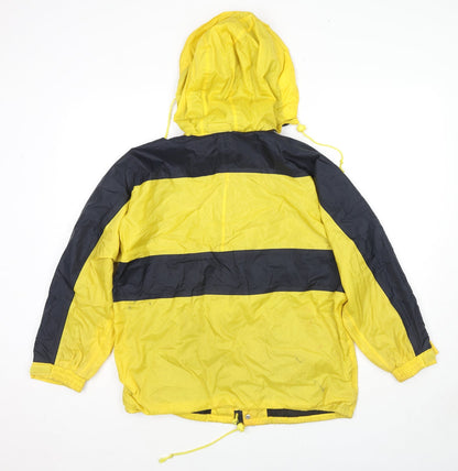 Rukka Girls Yellow Colourblock Jacket Size 11-12 Years Zip - Age 11-13 Years