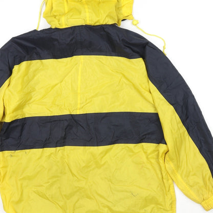 Rukka Girls Yellow Colourblock Jacket Size 11-12 Years Zip - Age 11-13 Years