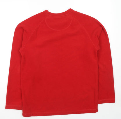 Mens UK Size S Blue Harbour Red Pullover Sweatshirt