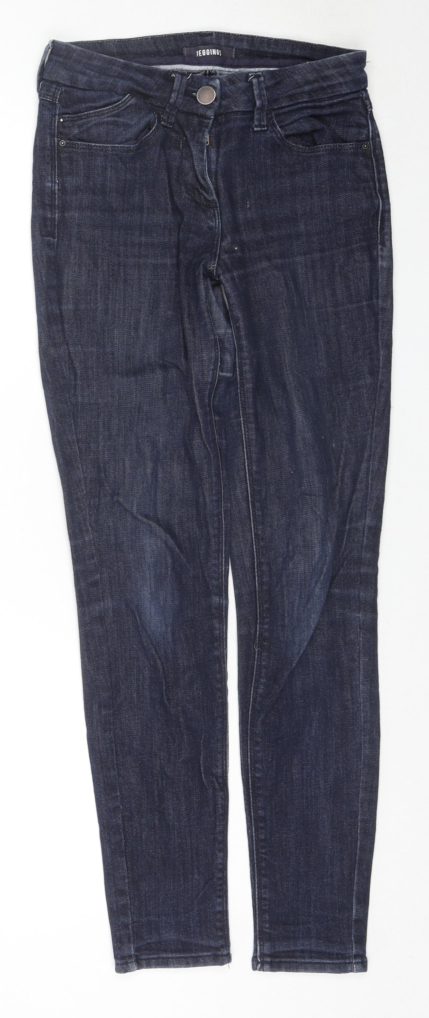 Womens UK Size 8 Marks and Spencer Regular Fit Jegging Blue Jeans