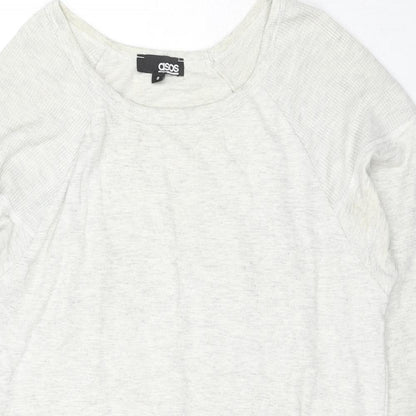 Womens UK Size 8 ASOS Grey Pullover Sweatshirt