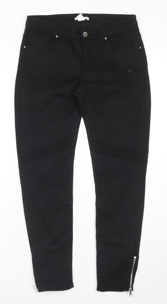Womens UK Size 12 H&M Regular Fit Skinny Blue Jeans