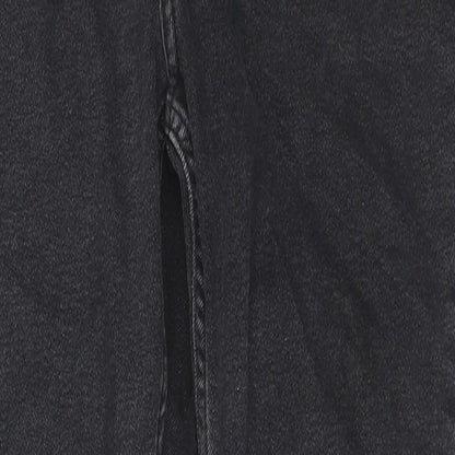 Divided by H&M Womens Black Cotton Skinny Jeans Size 10 L27 in Regular Zip