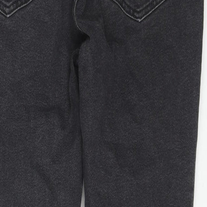 Divided by H&M Womens Black Cotton Skinny Jeans Size 10 L27 in Regular Zip