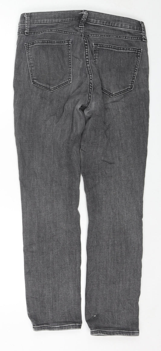 Gap Womens Grey Cotton Skinny Jeans Size 27 in L30 in Regular Zip