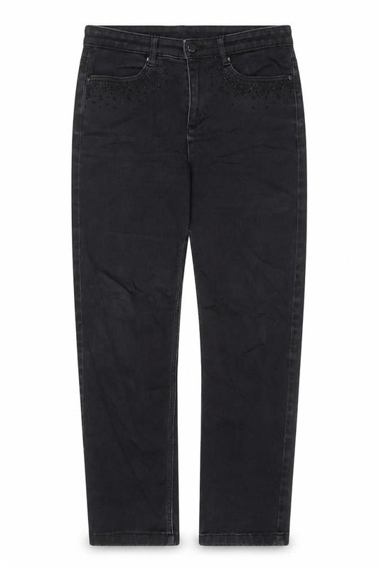 Womens UK Size 32 in Per Una Regular Fit Skinny Black Jeans