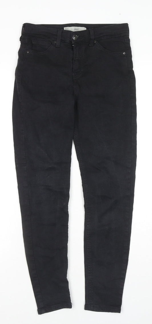 Womens UK Size 26 in Marks and Spencer Regular Fit Skinny Black Jeans