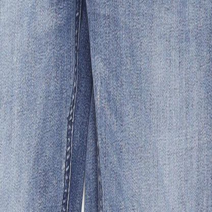 Mens UK Size 30 in Ringspun Regular Fit Skinny Blue Jeans