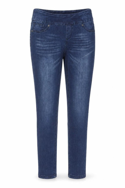 Up! Womens Blue Cotton Skinny Jeans Size 6 L26 in Regular