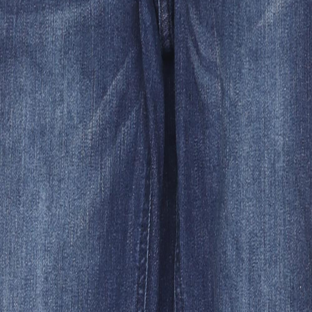 Up! Womens Blue Cotton Skinny Jeans Size 6 L26 in Regular