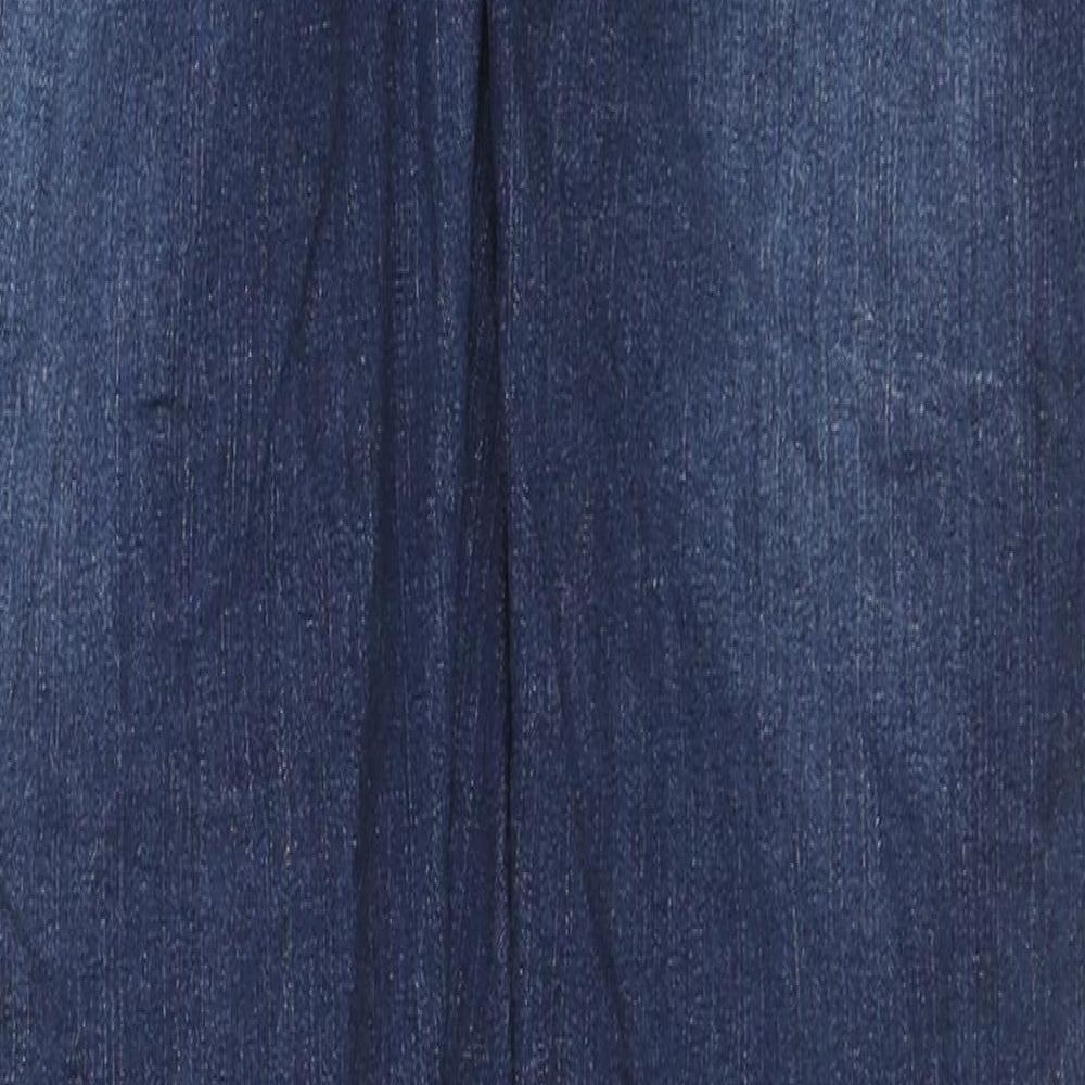 Up! Womens Blue Cotton Skinny Jeans Size 6 L26 in Regular