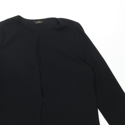 Womens UK Size 12 St Michael Black Tunic Blouse