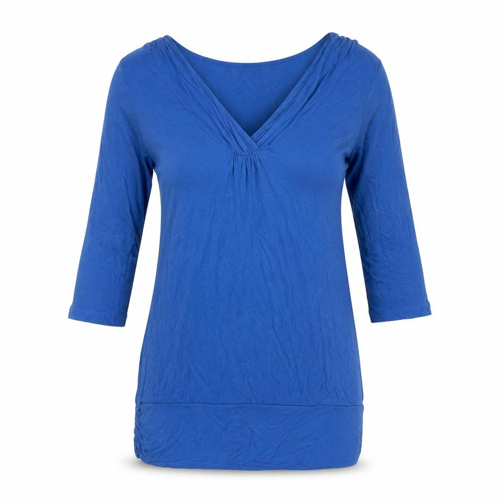 Womens UK Size S Monsoon Blue Basic Blouse