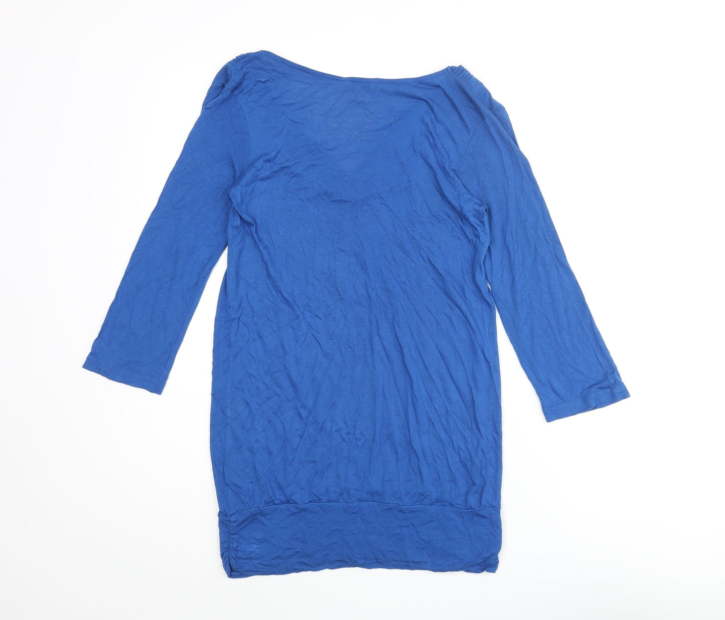Womens UK Size S Monsoon Blue Basic Blouse