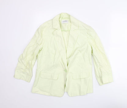 Womens UK Size 8 Classic Regular Green Blazer