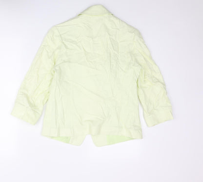 Womens UK Size 8 Classic Regular Green Blazer
