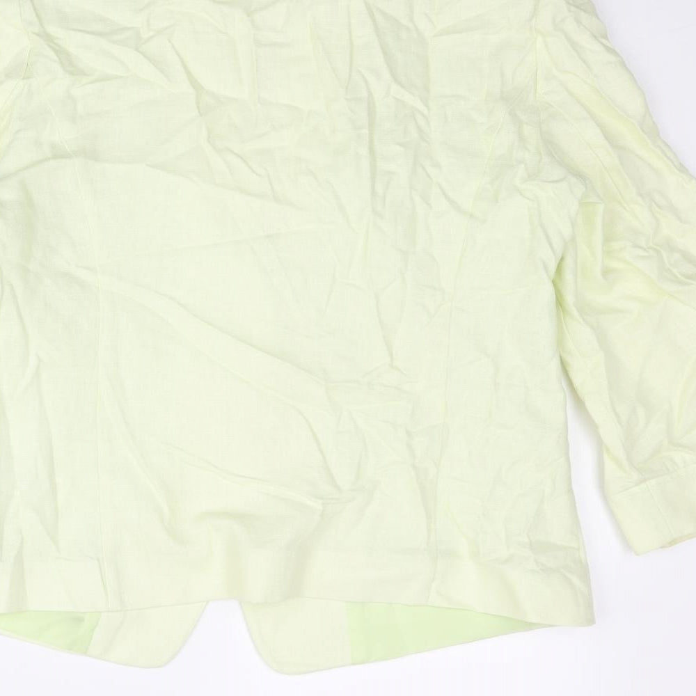 Womens UK Size 8 Classic Regular Green Blazer