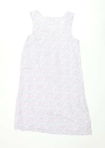 Debenams Womens Multicoloured Floral Polyester Cami Dress Size 12 Button