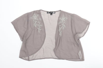 Womens UK Size 14 Joanna Hope Grey Kimono Blouse
