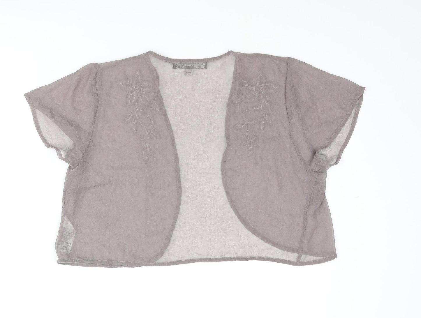 Womens UK Size 14 Joanna Hope Grey Kimono Blouse