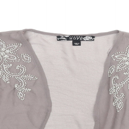 Womens UK Size 14 Joanna Hope Grey Kimono Blouse