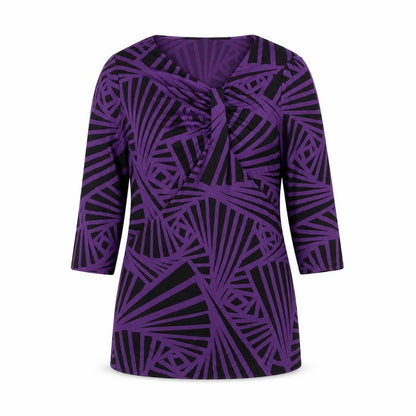 Womens UK Size L CC Purple Basic Blouse