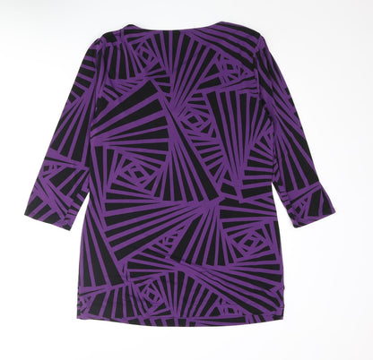 Womens UK Size L CC Purple Basic Blouse